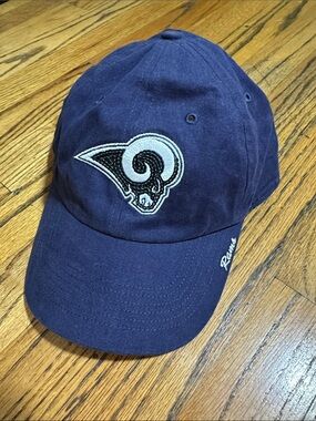 NFL Los Angeles Rams Navy Blue Embroidered Logo Baseball Cap